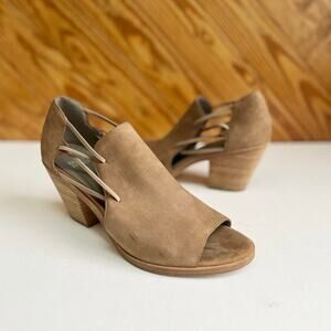 Eileen Fisher Nikki Peep Toe Sandal Ankle Bootie 8.5